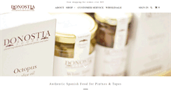 Desktop Screenshot of donostiafoods.com